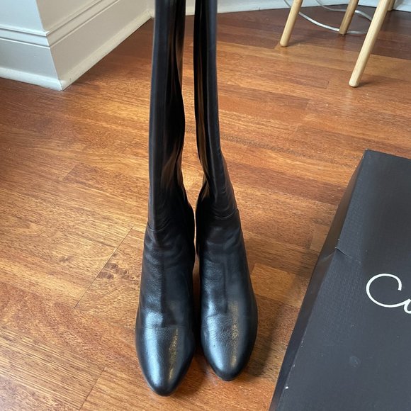 Cole Haan Black Leather Boots, Great Condition - Picture 3 of 8